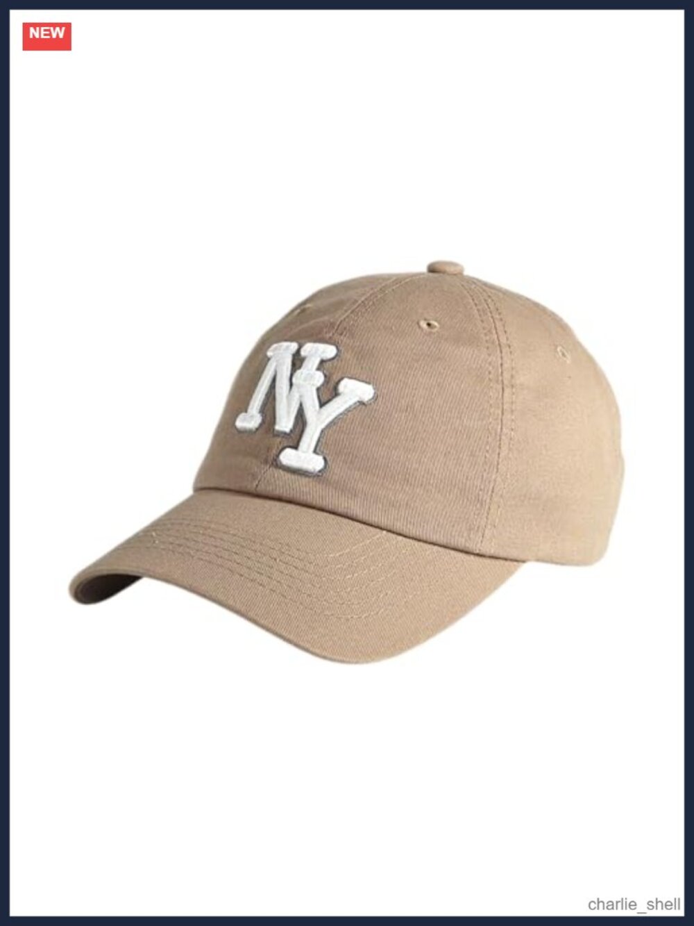 3D Embroidered NY Dad Hat Adjustable Cotton Unisex Baseball Cap